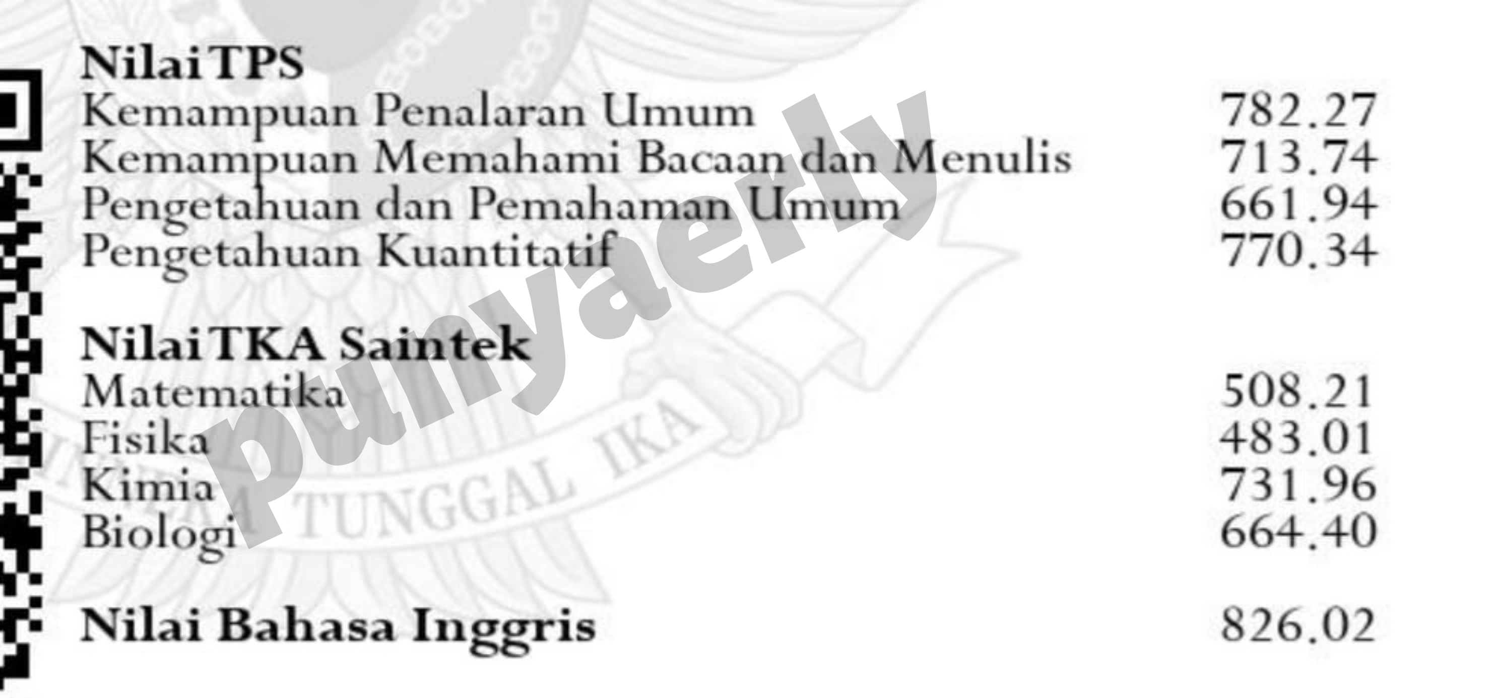 Universitas Sebelas Maret Skor Utbk